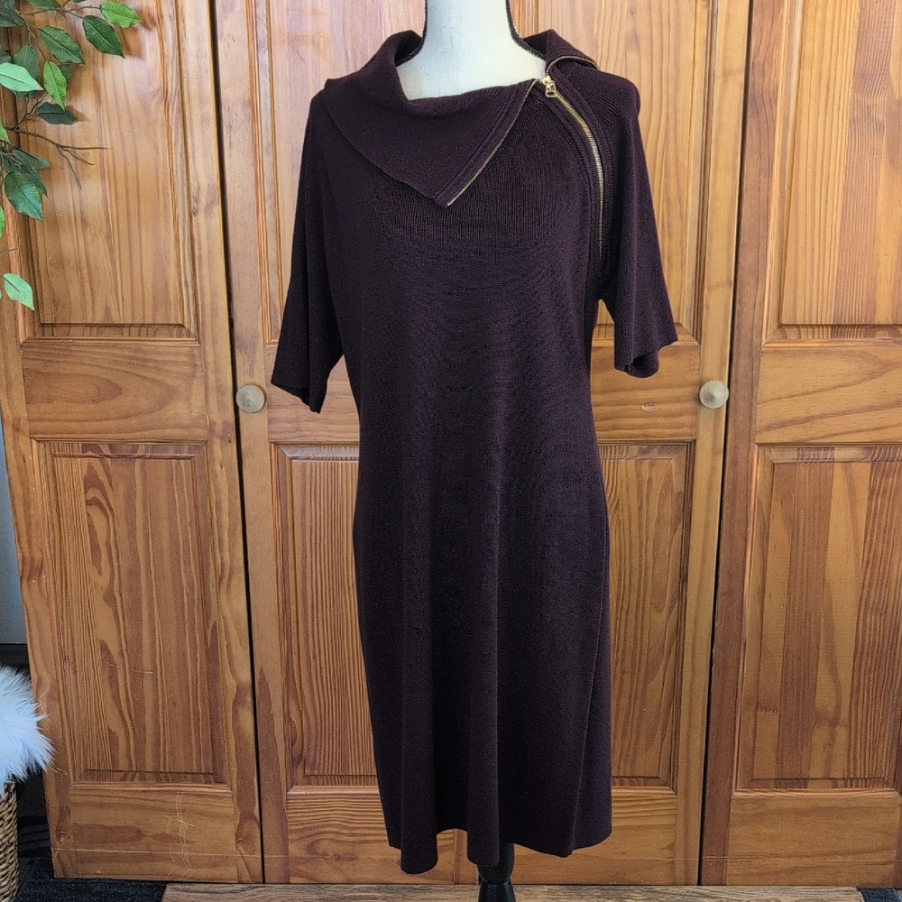 Calvin Klein Long Sleeve Sweater Dress XL               CC136